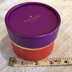 Empty Kate Spade Jewelry Box! Purple and Orange!